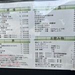 魚佐 - 基本メニュー