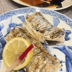 魚佐 - 焼魚定食¥1,850(たちうお)大きい