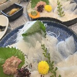 魚佐 - かわはぎお刺身¥1,500絶対美味しいので2皿