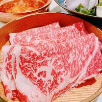 しゃぶしゃぶ 山笑ふ 銀座店 - 山形黒毛和牛リブロース 松