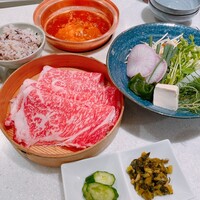 しゃぶしゃぶ 山笑ふ 銀座店 - 山形黒毛和牛リブロース 松