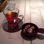 アインソフ　ジャーニー - ランチのデザートと紅茶