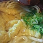 あずみ野 - ごぼう天うどんアップ。