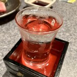 杏樹亭 岸根店 - 「地酒冷酒（税込￥800）」この日は、相模原市久保田酒造の「相模灘 秋あがり」