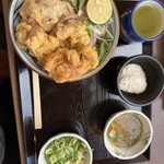 丸亀製麺 - タル鶏天ぶっかけ