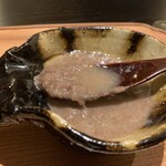 東京肉しゃぶ家 秀彬 - 但馬牛のテールスープ