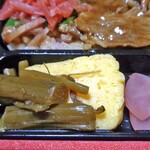 B-style's - 北海道グルメ豚丼どんぶり弁当（副菜類）