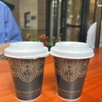 ザ・ペニンシュラ ブティック＆カフェ - カフェラテとコーヒー500円
