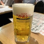 上野イカセンター - 生ビール(中)