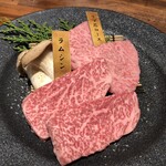 Wagyuu Matsushita - 二人分です。お肉の色々な部位を楽しめます。