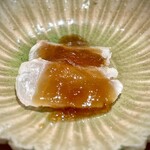 匠 進吾 - □クエの焼き霜　ポン酢ジュレ