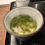 讃岐屋 - スープ付き