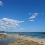 ビーチ バーガー 9 - 河原子海岸 (店舗から100mくらい離れたところの風景)