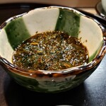 末広寿司 - ◆ぎばさ(アカモク)と青のりの小鉢