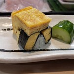 末広寿司 - ◇玉子とキュウリの漬物