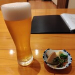 Sake To Sakana Sarashina - 乾杯～。小だけどタンブラー。嬉しい。