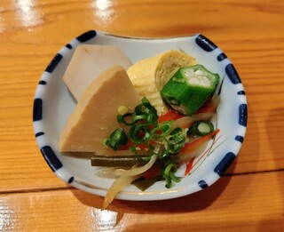 Sake To Sakana Sarashina - 突き出し。手抜きなし、旨い！