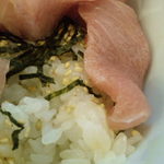 清水鮪食人 - 酢飯では無く普通のご飯です