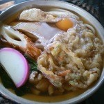 高田食堂 - なべやきうどん650円