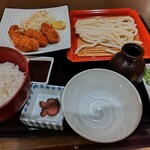 にし家 - カキフライ定食1,100円税別