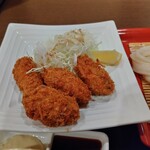 にし家 - カキフライ定食1,100円税別