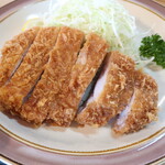 Tonji - 上ロースかつ定食（ご飯・お新香・豚汁付）