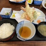 富田屋 - 天ぷら定食　1,100円