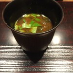 割烹 隆 - 赤だしさんでーす。*\(^o^)/*