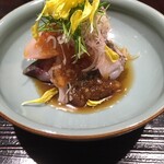 割烹 隆 - サワラのタタキさんでーす。*\(^o^)/*