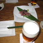 Musshu Mizuki - 蛍烏賊と生ビール
