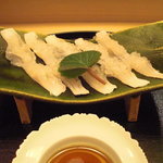 京懐石 吉泉 - 鱧しゃぶ。
