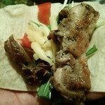 モンカジ - チキンケバブのトルティーヤ巻き（880円）