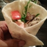モンカジ - チキンケバブのトルティーヤ巻き（880円）