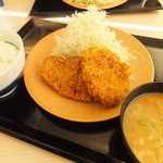 かつや - ロースメンチカツ定食¥829