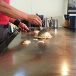 まんてん - お好み焼きが円盤焼きそばにドッキング・・・Ｕ・ェ-Ｕ⌒☆Wink!