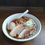 らーめん 水澄 - しょうゆラーメン（大）　全部のせ　※味薄め