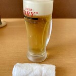 餃子酒場 - 「生ビール」390円也。