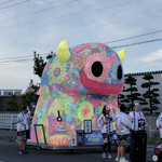 松屋 - 先頭でスタートを待つ　青森県出身のアーティストのGOMAさんのねぷた
