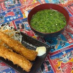 Kakikoya Koedo - 追加の海老フライ、味噌汁