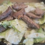 びっくり亭本家  - 豚ハラミとキャベツ