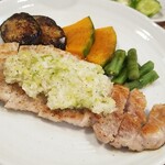 キッチン ブルー グローブ - 反対側から、デュクセルも山盛り、ありがとうございます！