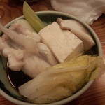 ふぐ鍋　※小皿にもったあと