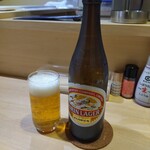 居酒屋おでん - 瓶ビール500円（税込）　良心的な値段