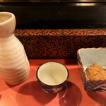 勝美寿司 - お酒（燗）