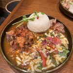 ジパングカリーカフェ 和風カレー HiGE BozZ 中崎町本店 - トロスジ焼きベジチーズ