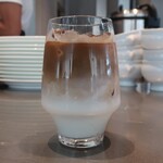 TOKYO NODE CAFE - カフェラテ（ICE）　700円