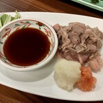 郷土料理 五志喜 - 伊予和牛のおろしポン酢仕立て