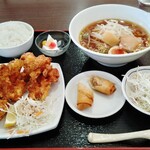 台湾料理 吉祥 - 鶏肉唐揚げ定食1188円
