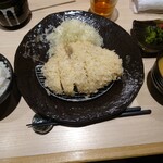 とんかつ憲進 - 常陸の輝きリブロース定食