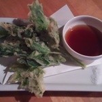 イーストサイド茶屋 - 明日葉の天ぷら